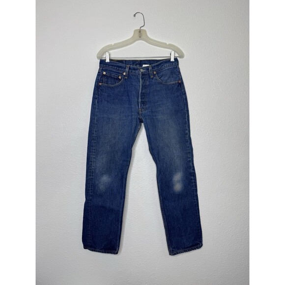 Vintage Levis 501 XX Jeans Mens STF 32x31 (30x28) 2002 Mexico Distressed Faded